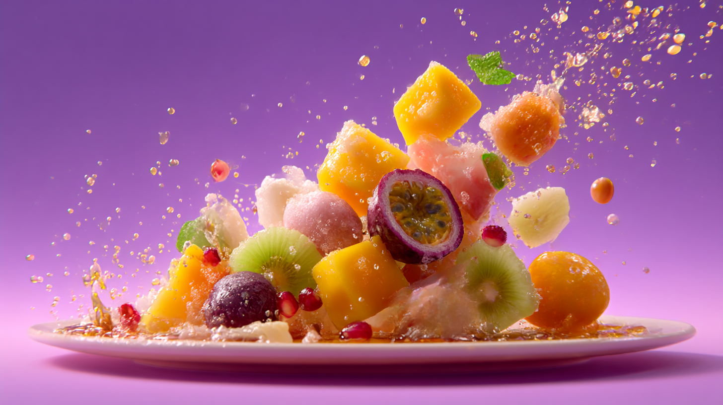 Sirop de Shiso – Idée recette : tartare de fruits exotiques