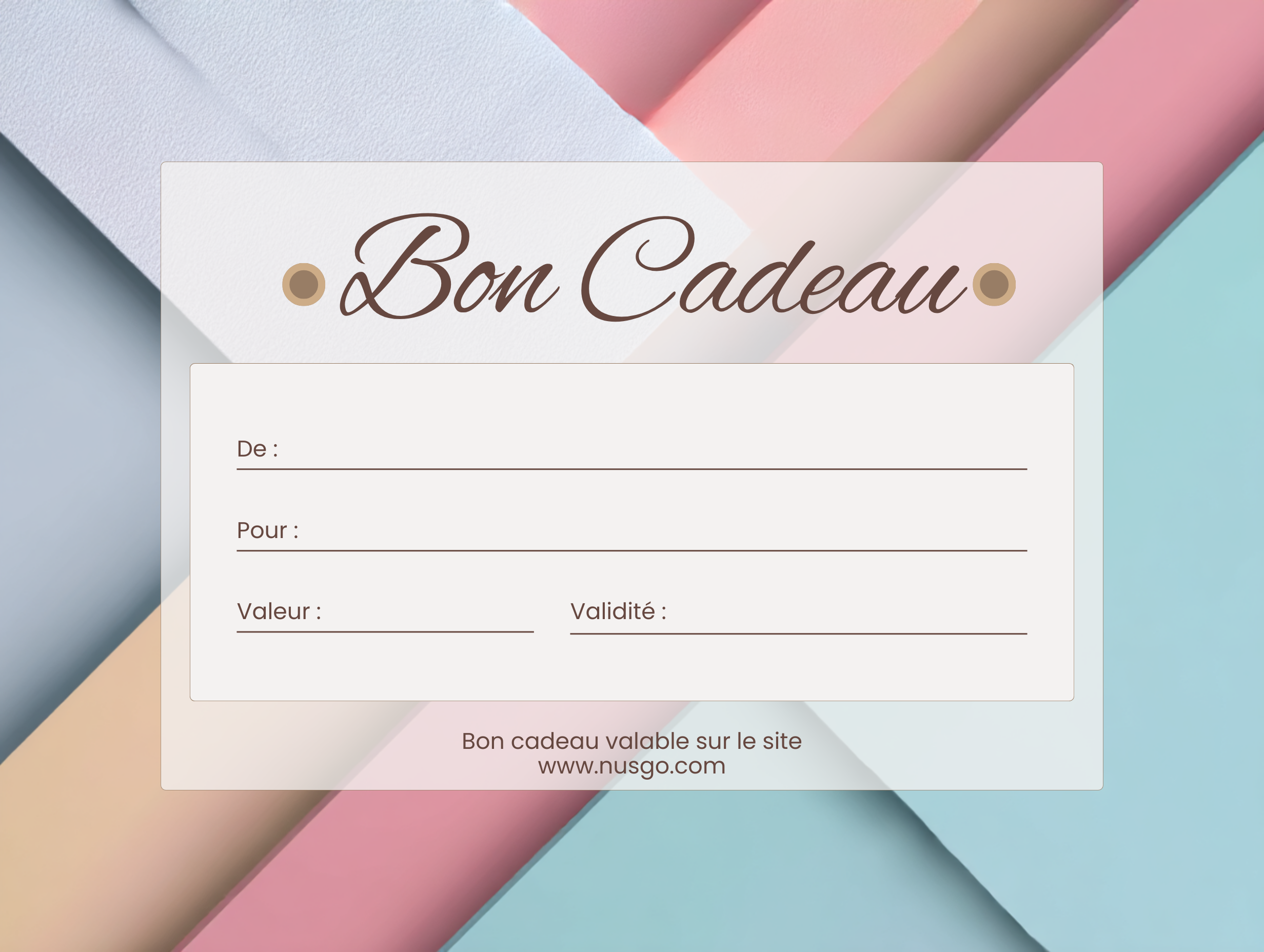 Bon cadeau – Image 3