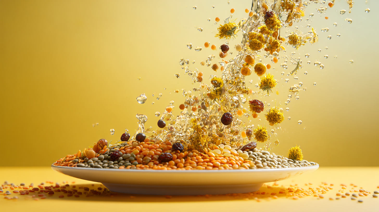 Parfumer une salade de lentilles